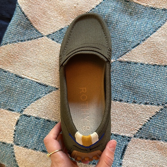 Rothy’s olive green driver loafers - only worn once - Picture 4 of 5